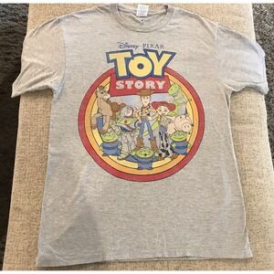 Disney Pixar Toy Story Shirt Men's Size Medium Movie Cartoon Woody Jessie‎